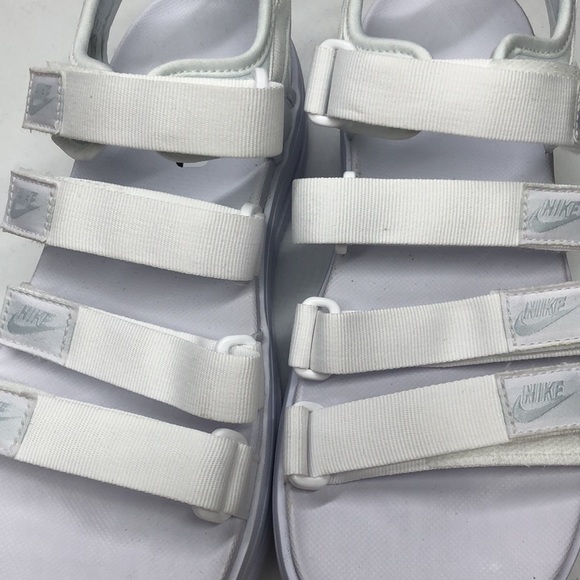 Women’s Nike Icon Classic sandal NA White DH0224-100 USED R mark inside size 9 - Picture 13 of 13